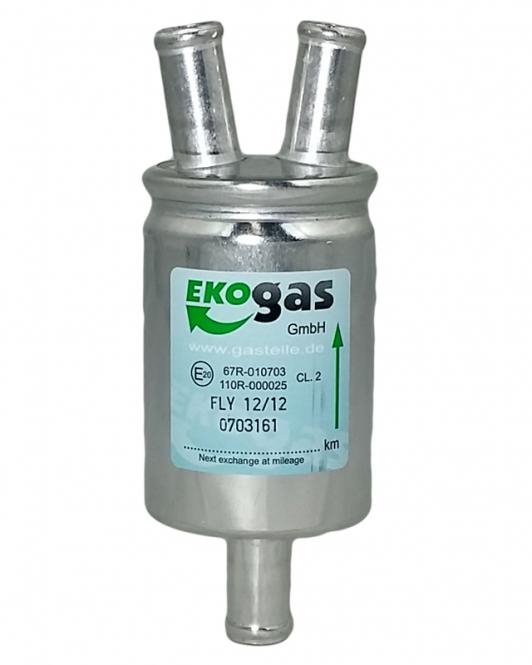 Gasfilter Y 16mm Eingang / 2x12mm Ausgang